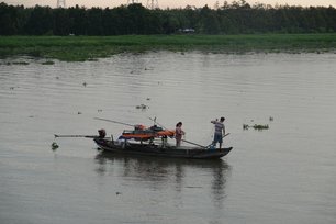Leben am Fluss im Mekongdelta