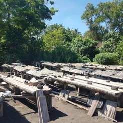 Kusumba traditionelle Salzgewinnung auf Bali