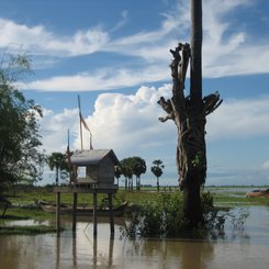 Geisterhaus am Tonle Sap