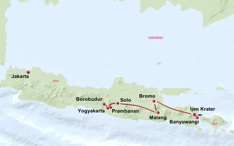 Indonesien Softadventure Java: Yogyakarta bis Bali