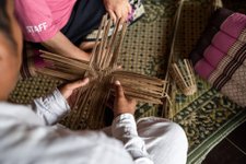 The Namkhan Ökoresort Bambusflechten