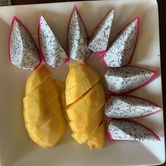 tropische Früchte gibt es in Thailand in Hülle und Fülle 