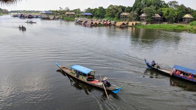 Boote am Mekong