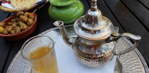 Teepause in Marrakesch