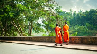 Buddhistische Mönche Indochina