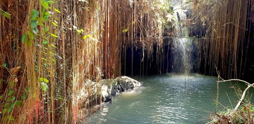 Wasserfall nahe dem Puri Dajuma Bali