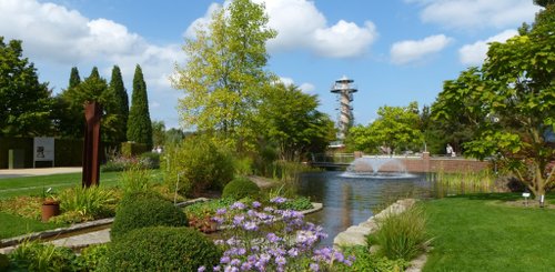 Aussichtsturm im Park der Gärten © www.ostfriesland.travel