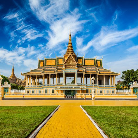 Koenigspalast Phnom Penh Kambodscha Indochina
