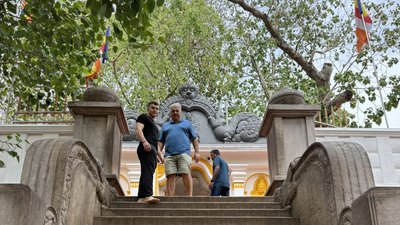 Der heilige Bodhibaum in Anuradhapura - wichtiges Pilgerziel auf Sri Lanka