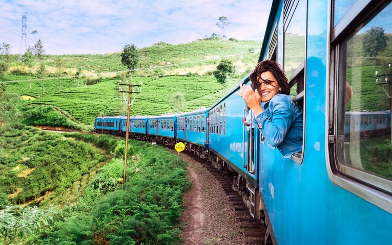 Zugfahrt Sri Lanka