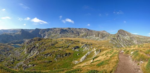 Bergpanorama Bulgarien