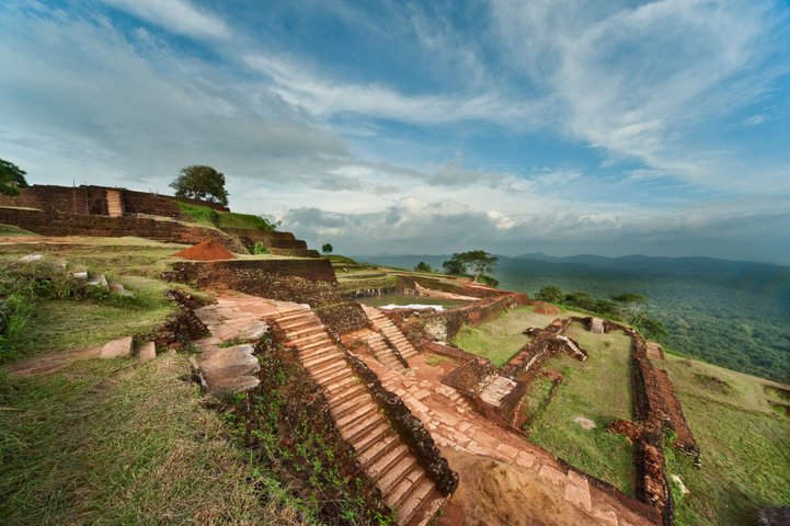Die berühmte Felsenfestung Sigiriya
