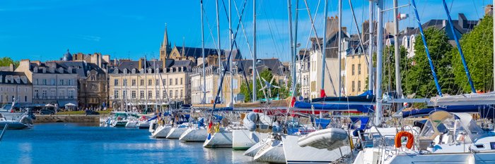 Vannes Hafen Westfrankreich