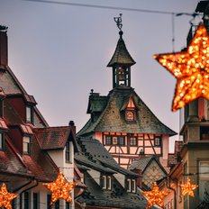 Konstanz Weihnachtsbeleuchtung Schnetztor