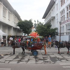 Fussgängerzone Jakarta Kota Tua