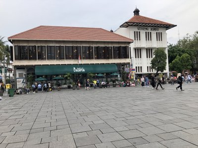 historisches Café Batavia in der Fussgängerzone - eine Institution und einen Besuch wert!