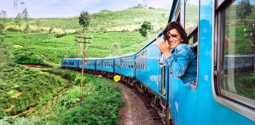 Zugfahrt Sri Lanka
