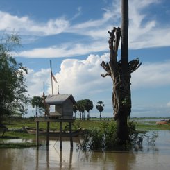 Geisterhaus am Tonle Sap