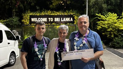 Ankunft auf Sri Lanka