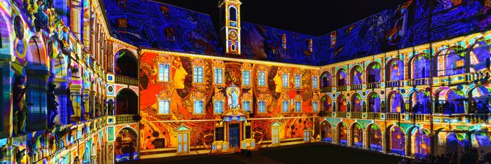 Licht- und Musikshow Brixen © Brixen Tourismus | Argento Artistry