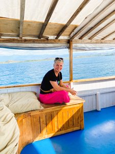 am Boot im Komodo Nationalpark