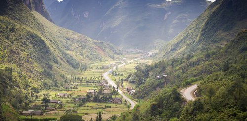 Reisterrassenlandschaft Nordvietnam