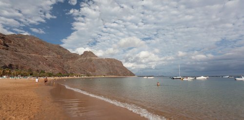 Las Teresitas Strand Teneriffa Kanarische Inseln