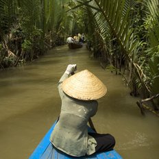  Bootsfahrt Mekong Fluss Vietnam