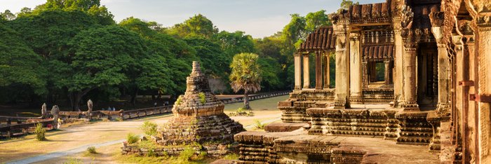 UNESCO Welterbe - die Tempelanlagen von Angkor sind Fixpunkt bei Kambodscha Rundreisen