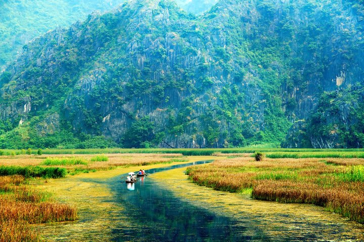 Van Long Lagune Ninh Binh Vietnam