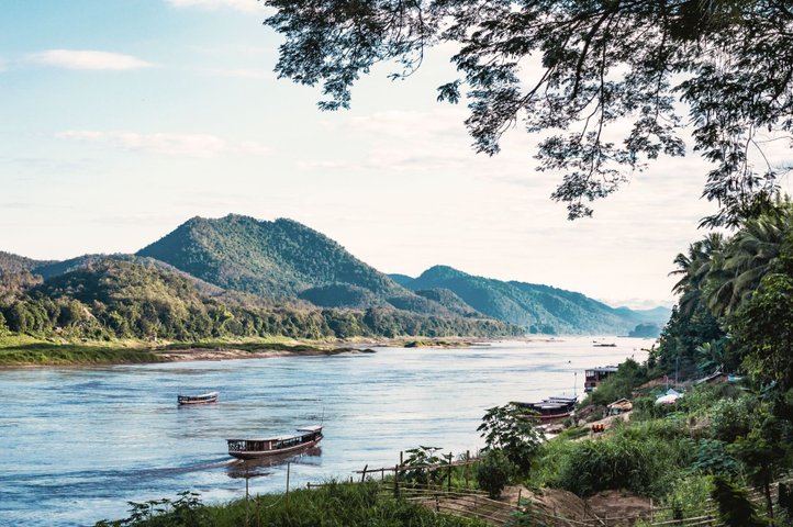 Heritage Line, oberer Mekong Flusslandschaft, Anouvong Kreuzfahrt