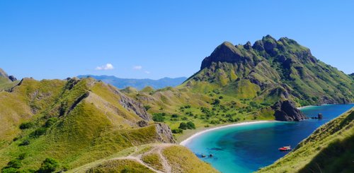 Padar im Komodo Nationalpark Indonesien