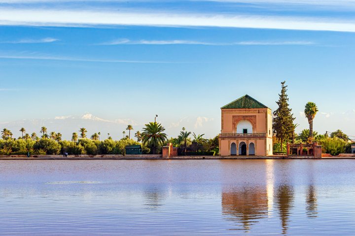 Saadische Villa in Menara Gaerten Marrakesch 