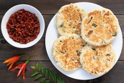 Pol Roti - Fladen in Sri Lanka