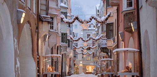 Weihnachtsbeleuchtung Stadt Brixen © Brixen Tourismus | Michael Pezzei