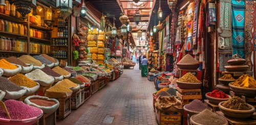 Gewuerzmarkt in Marrakesch