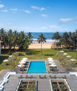 Heritance Ayurveda Beruwala Blick auf den Pool und Strand