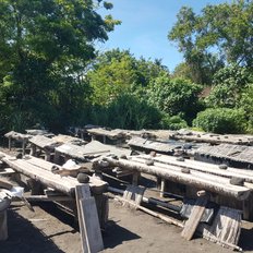 Kusumba traditionelle Salzgewinnung auf Bali