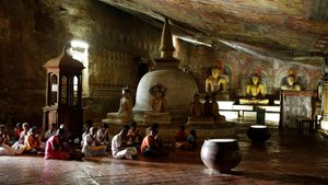 Höhlentempel Dhambulla Sri Lanka