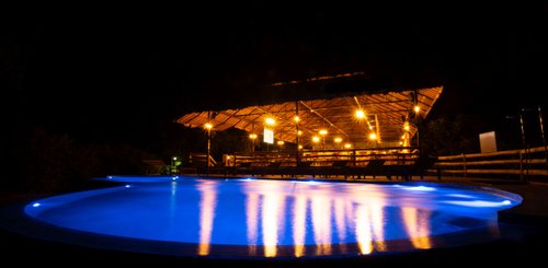 The Bush Camp Chiang Mai Nordthailand Restaurant bei Nacht