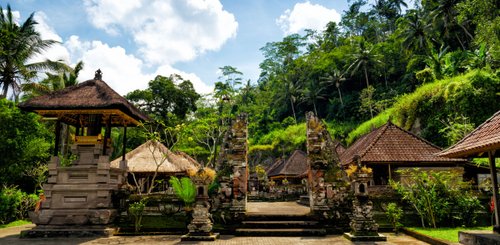 Gunung Kawi Tempel auf Bali nordöstlich von Ubud aus dem 11.Jhdt.