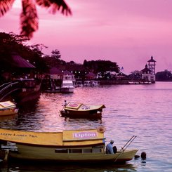 Kuching Hauptstadt von Sarawak Malaysia