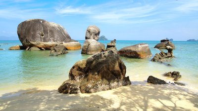 Malaysia Langkawi Black Sand Beach