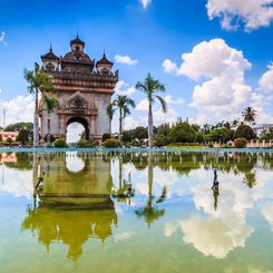 Patuxai Triumphbogen Vientiane Laos