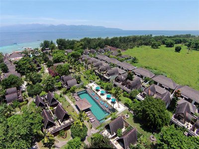 Vila Ombak Vila Ombak Anlage Übersicht von oben