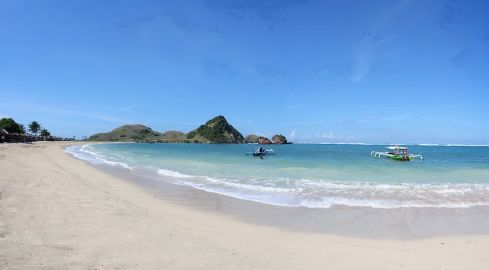 Strand vor dem Novotel Lombok