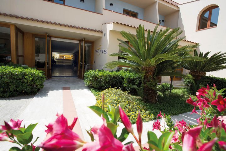 Eingang Hotel Tropis Tropea Kalabrien Eingang Hotel Tropis Tropea Kalabrien
