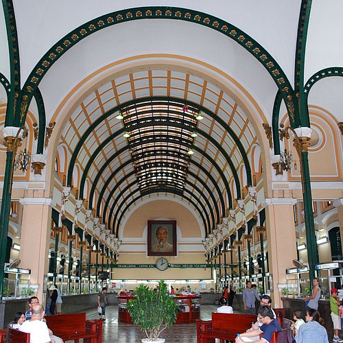 Saigon Postgebäude von Gustave Eiffel