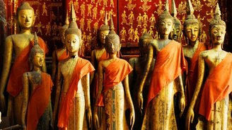 Buddha Wat Xieng Thong Luang Prabang