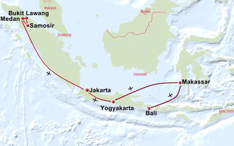 Indonesien Sumatra Java Sulawesi Bali Rundreise